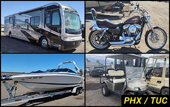 Public Auctions on Boats, RVs, Motorcycles, Carts in Arizona Public Auctions on Boats, RVs, Motorcycles, Carts in Arizona