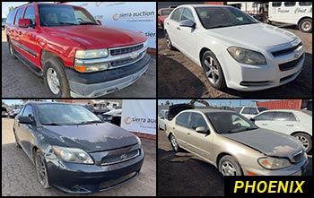 Public Nonrunning & Stationary Vehicles Auctions in Arizona