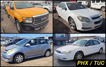 Public Nonrunning & Stationary Vehicles Auctions in Arizona