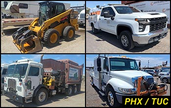 Southwest Regional Heavy Equipment Auctions in Arizona & Commercial Fleet Vehicle Auctions in Arizona