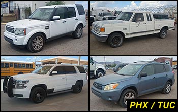 Public Nonrunning & Stationary Vehicles Auctions in Arizona
