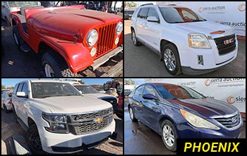 Public Nonrunning & Stationary Vehicles Auctions in Arizona