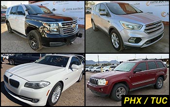 Public Nonrunning & Stationary Vehicles Auctions in Arizona