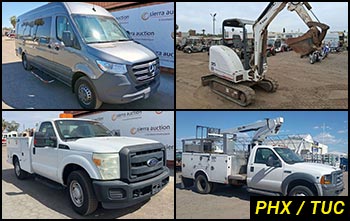 Southwest Regional Heavy Equipment Auctions in Arizona & Commercial Fleet Vehicle Auctions in Arizona Southwest Regional Heavy Equipment Auctions in Arizona & Commercial Fleet Vehicle Auctions in Arizona