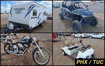 Public Auctions on Boats, RVs, Motorcycles, Carts in Arizona Public Auctions on Boats, RVs, Motorcycles, Carts in Arizona