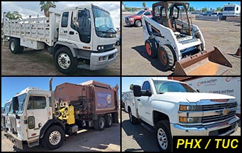 Southwest Regional Heavy Equipment Auctions in Arizona & Commercial Fleet Vehicle Auctions in Arizona Southwest Regional Heavy Equipment Auctions in Arizona & Commercial Fleet Vehicle Auctions in Arizona