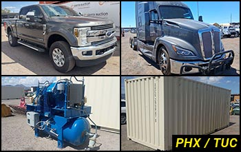 Southwest Regional Heavy Equipment Auctions in Arizona & Commercial Fleet Vehicle Auctions in Arizona Southwest Regional Heavy Equipment Auctions in Arizona & Commercial Fleet Vehicle Auctions in Arizona