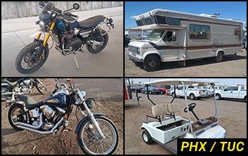 Public Auctions on Boats, RVs, Motorcycles, Carts in Arizona Public Auctions on Boats, RVs, Motorcycles, Carts in Arizona