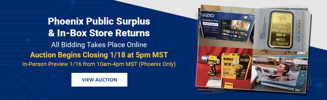 Image showing upcoming auction with link