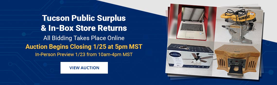 Image showing upcoming auction with link