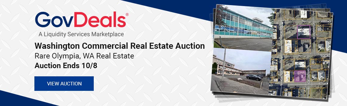 Washington Commercial Real Estate Auction Listed on GovDeals