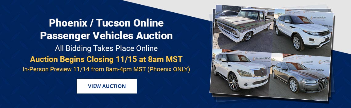 Image showing upcoming auction with link