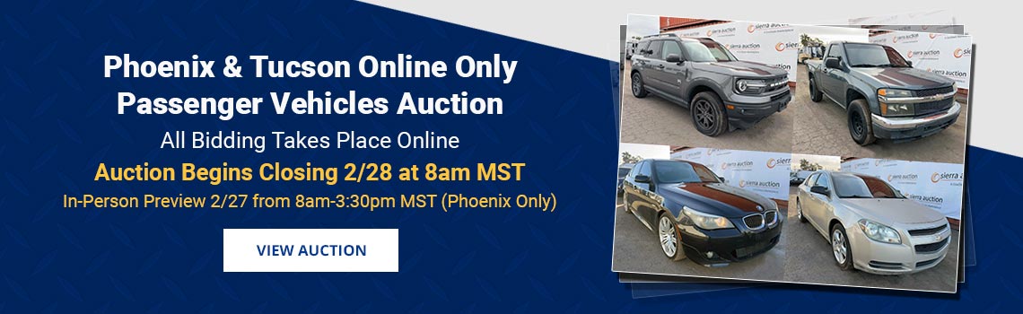 Image showing upcoming auction with link