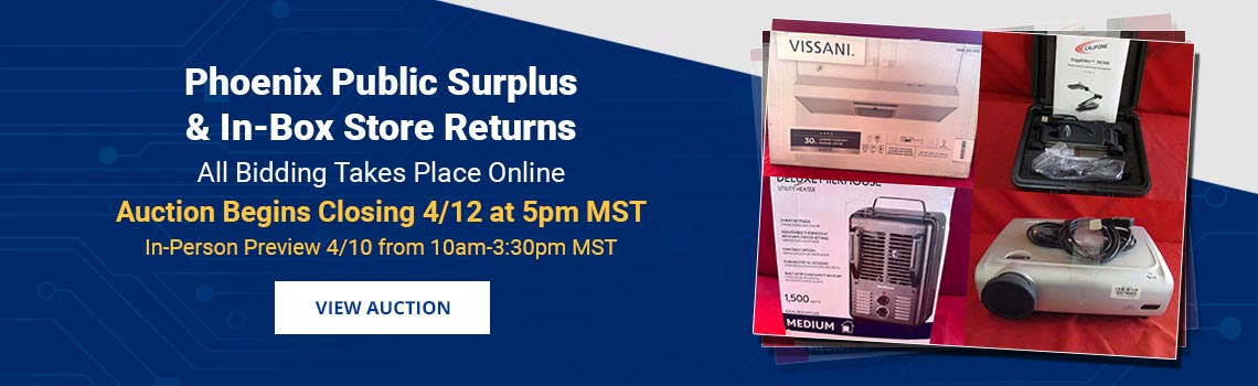 Image showing upcoming auction with link