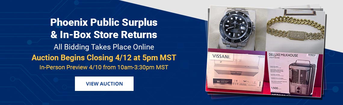 Image showing upcoming auction with link