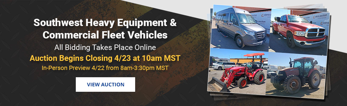 Image showing upcoming auction with link