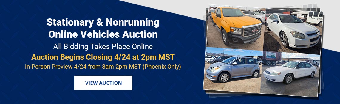 Image showing upcoming auction with link