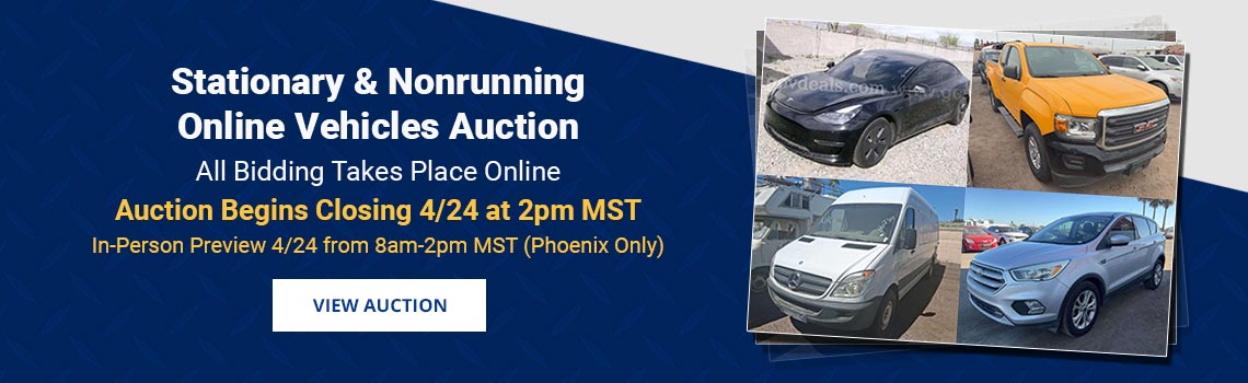 Image showing upcoming auction with link
