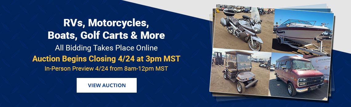 Image showing upcoming auction with link