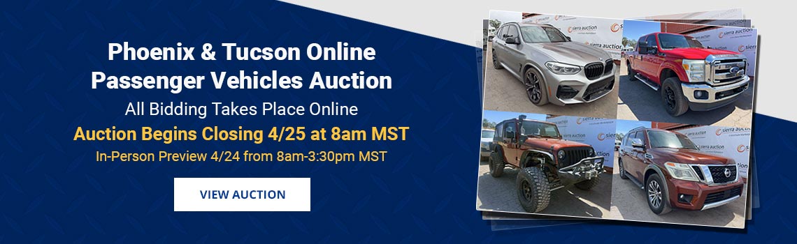 Image showing upcoming auction with link