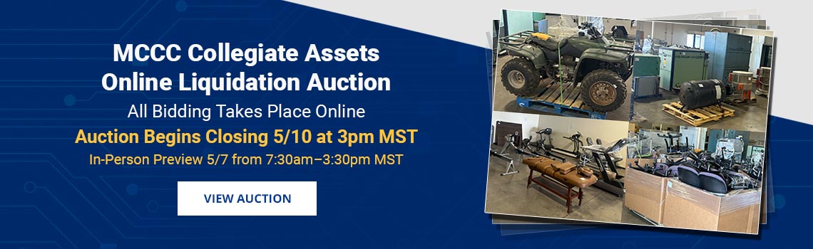 Image showing upcoming auction with link