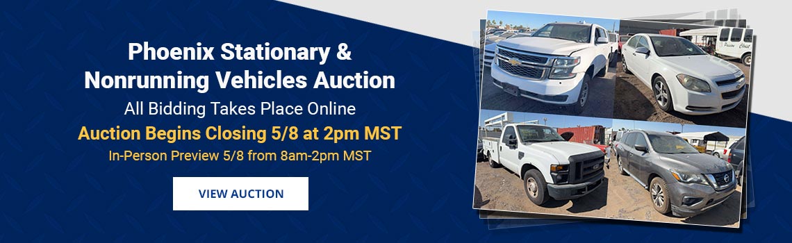 Image showing upcoming auction with link
