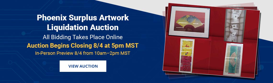 Phoenix Surplus Artwork Auction Closing Tuesday, August 4th